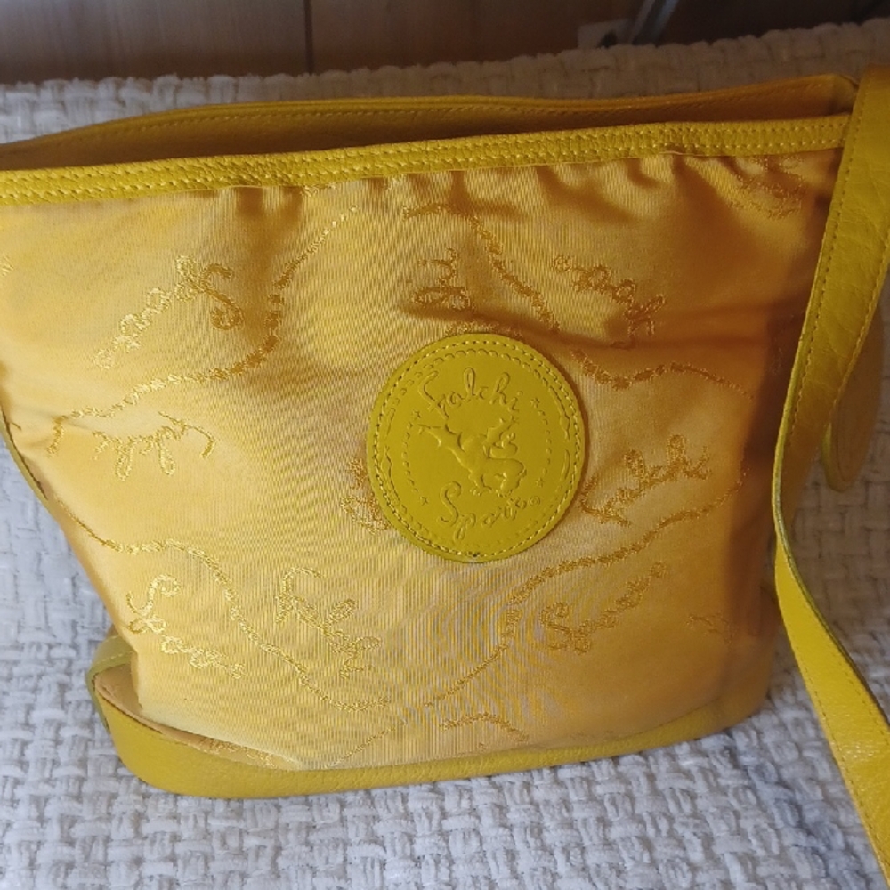 Falchi Vintage Yellow Bag